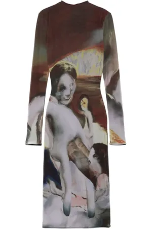 MUGLER Damen, Kleider, Mehrfarbig, MGröße: