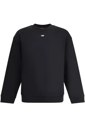 Diesel Herren, Sweatshirts & Hoodies, Schwarzk, LGröße: