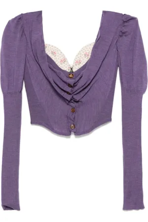 Vivienne Westwood Damen, Strickwaren, Lila, SGröße: