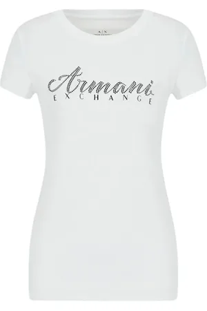 Armani Exchange Damen, Oberteile, Weiß, SGröße: