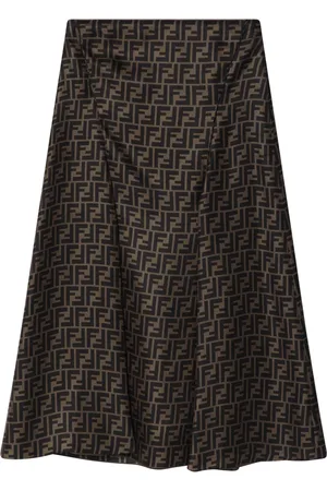 Fendi Damen, Röcke, Schwarzk, MGröße: