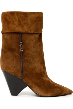 Saint Laurent Damen, Schuhe, Braun, 37 EUGröße: