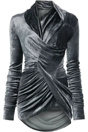 Rick Owens Damen, Oberteile, Grau, SGröße: