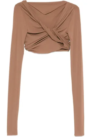 Rick Owens Damen, Oberteile, Braun, SGröße: