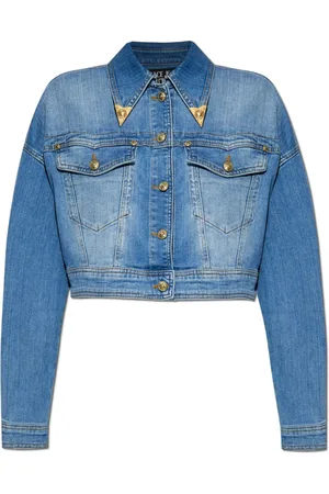 VERSACE Damen, Jacken, Blau, 2XSGröße: