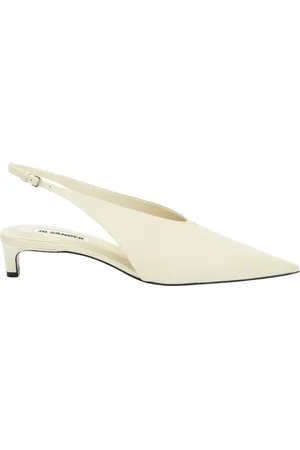 Jil Sander Damen, Schuhe, Weiß, 39 EUGröße: