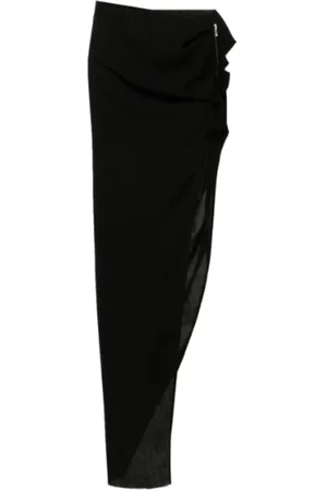 Rick Owens Damen, Röcke, Schwarzk, 2XSGröße: