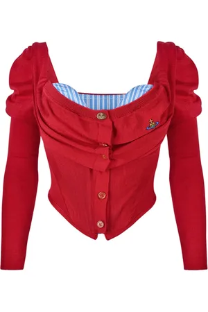 Vivienne Westwood Damen, Strickwaren, Rot, MGröße: