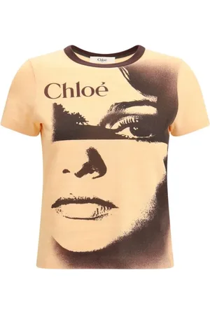 Chloé Damen, Oberteile, Braun, LGröße: