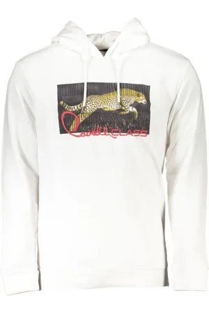 Roberto Cavalli Herren, Sweatshirts & Hoodies, Weiß, XLGröße: