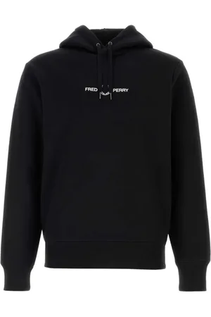 Fred Perry Herren, Sweatshirts & Hoodies, Schwarzk, XLGröße: