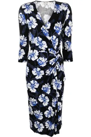 Diane von Furstenberg Damen, Kleider, Mehrfarbig, LGröße: