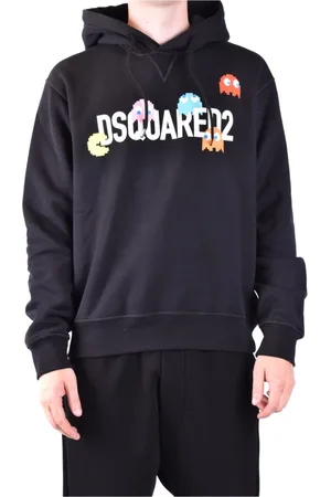 Dsquared2 Herren, Sweatshirts & Hoodies, Schwarzk, SGröße: