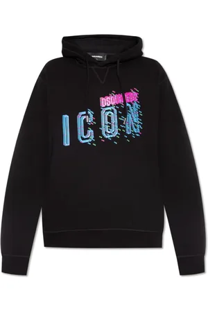 Dsquared2 Herren, Sweatshirts & Hoodies, Schwarzk, MGröße: