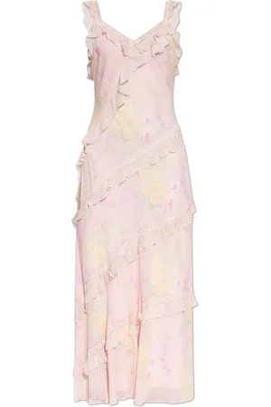 LOVESHACKFANCY Damen, Kleider, Rosa, LGröße: