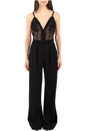 Elisabetta Franchi Damen, Jumpsuits & Playsuits, Schwarzk, XSGröße:
