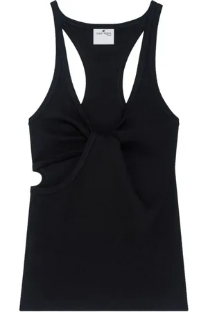 Courrèges Damen, Oberteile, Schwarzk, SGröße: