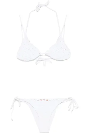 ERMANNO SCERVINO Damen, Bademode, Weiß, LGröße: