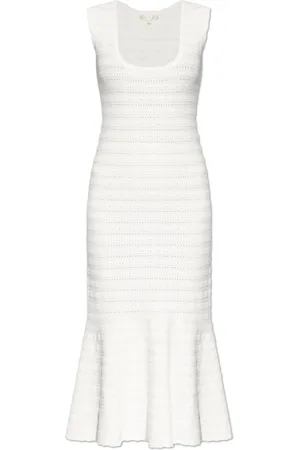 LOVESHACKFANCY Damen, Kleider, Weiß, LGröße: