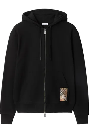Burberry Herren, Sweatshirts & Hoodies, Schwarzk, LGröße: