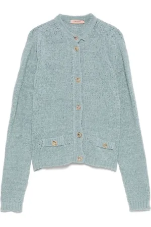 Twin-Set Damen, Strickwaren, Blau, MGröße: