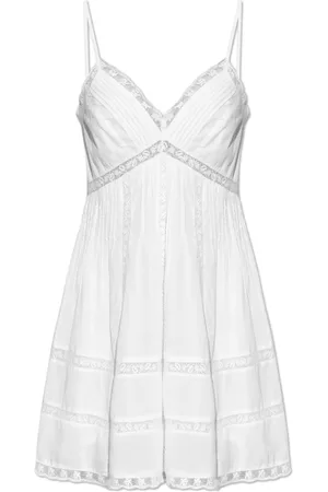 LOVESHACKFANCY Damen, Kleider, Weiß, LGröße: