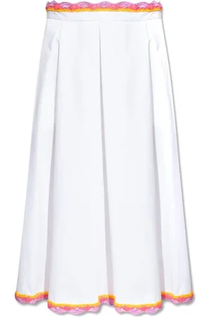 Moschino Damen, Röcke, Weiß, XSGröße: