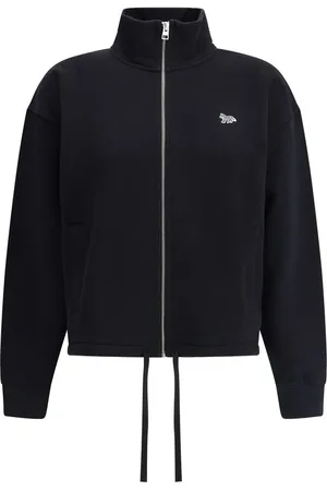 Maison Kitsuné Damen, Sweatshirts & Hoodies, Schwarzk, LGröße: