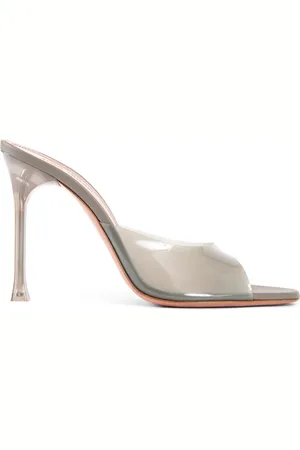 Amina Muaddi Damen, Schuhe, Grau, 40 EUGröße: