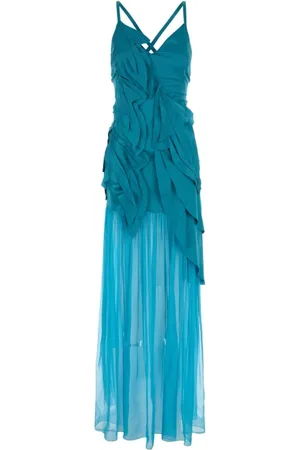 Alberta Ferretti Damen, Kleider, Blau, 2XSGröße: