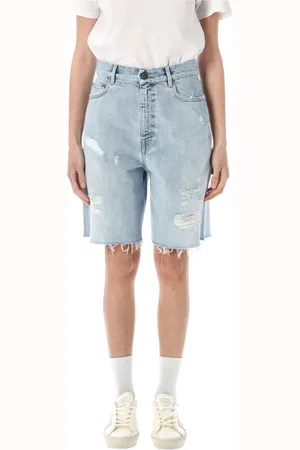 Golden Goose Damen, Shorts, Blau, W26Größe: