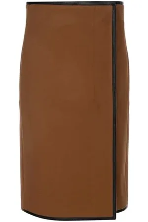 Saint Laurent Damen, Röcke, Braun, XLGröße: