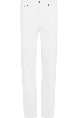 Ermenegildo Zegna Herren, Jeans, Weiß, W32Größe: