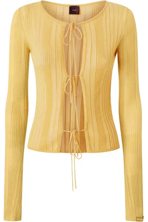 Pinko Damen, Strickwaren, Gelb, MGröße: