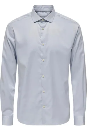 Only & Sons Herren, Shirts, Blau, MGröße:
