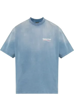 Balenciaga Herren, Oberteile, Blau, MGröße: