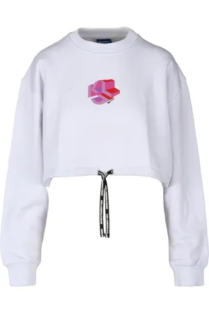 Karl Lagerfeld Damen, Sweatshirts & Hoodies, Weiß, SGröße: