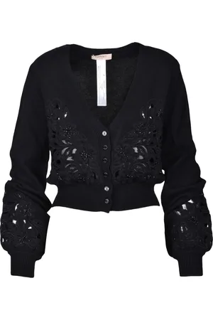 Twin-Set Damen, Strickwaren, Schwarzk, SGröße: