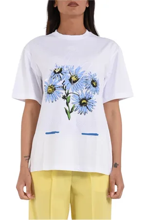 Msgm Damen, Oberteile, Weiß, MGröße: