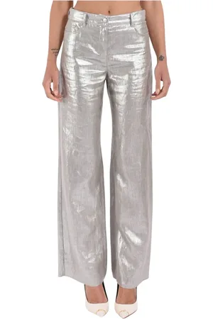 Max Mara Damen, Hosen, Grau, MGröße: