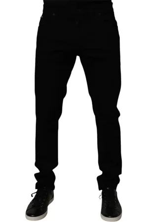 Dolce & Gabbana Herren, Jeans, Schwarzk, XLGröße: