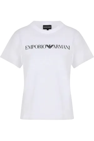 Emporio Armani Damen, Oberteile, Weiß, LGröße: