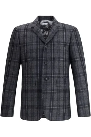 Thom Browne Herren, Jacken, Schwarzk, LGröße: