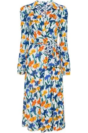 Diane von Furstenberg Damen, Kleider, Mehrfarbig, SGröße: