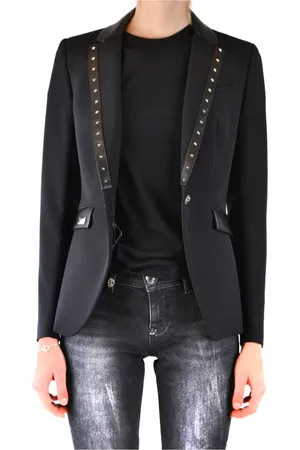 Philipp Plein Damen, Jacken, Schwarzk, MGröße: