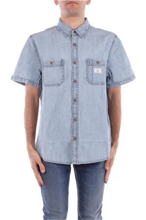 Guess Herren, Shirts, Blau, MGröße:
