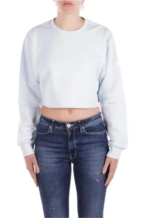 GCDS Damen, Sweatshirts & Hoodies, Blau, LGröße: