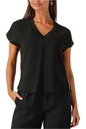 ACCESS FASHION Damen, Blusen & Hemden, Schwarzk, XLGröße: