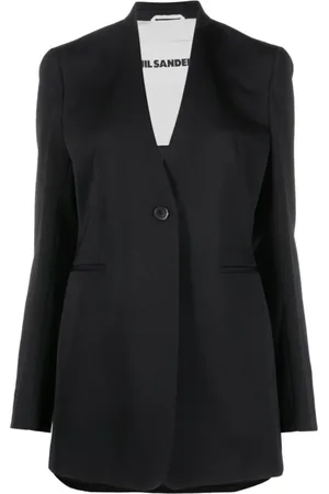 Jil Sander Damen, Jacken, Schwarzk, MGröße: