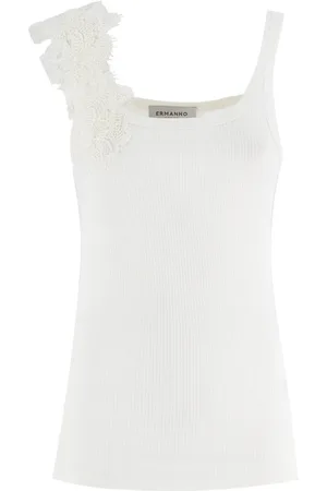 ERMANNO SCERVINO Damen, Oberteile, Weiß, LGröße: